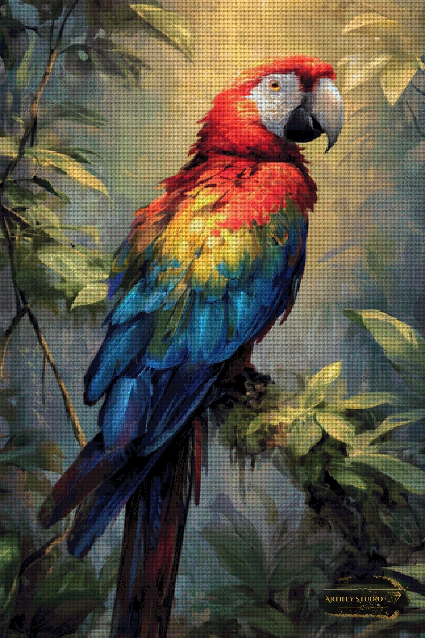 Voice of the Rainforest by Salzkatze 80x120 with 240 colors