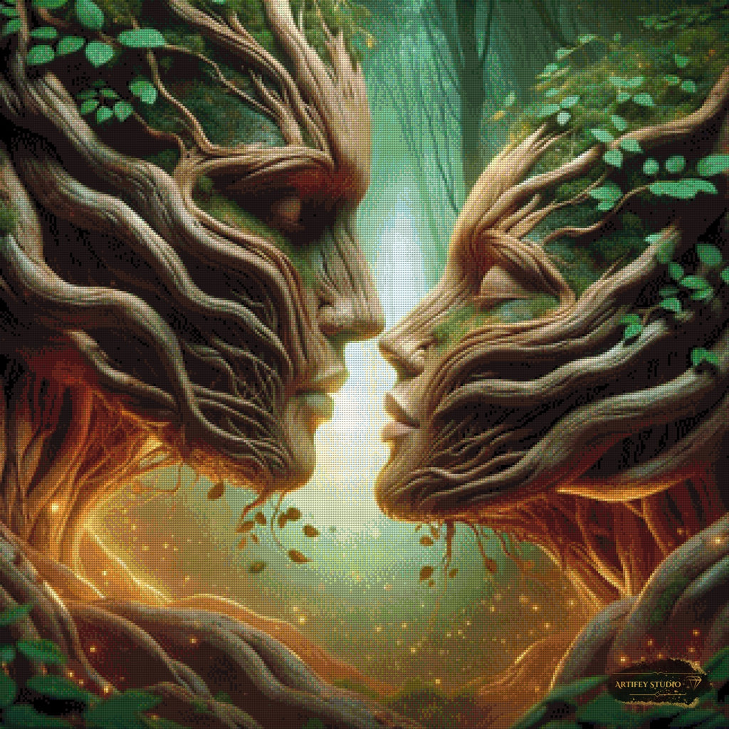Nature love ba Diynamite 80x80 mit 150 Farben - Artifey Studio