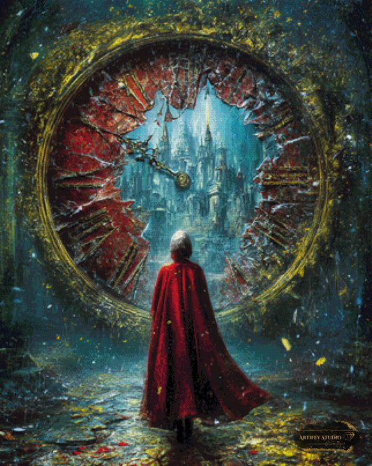 Time to go by Morrigan 80x100 mit 220 Farben