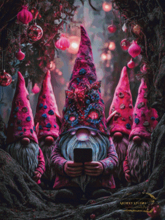 Gnome Calling by Skyler 60x80 mit 160 Farben