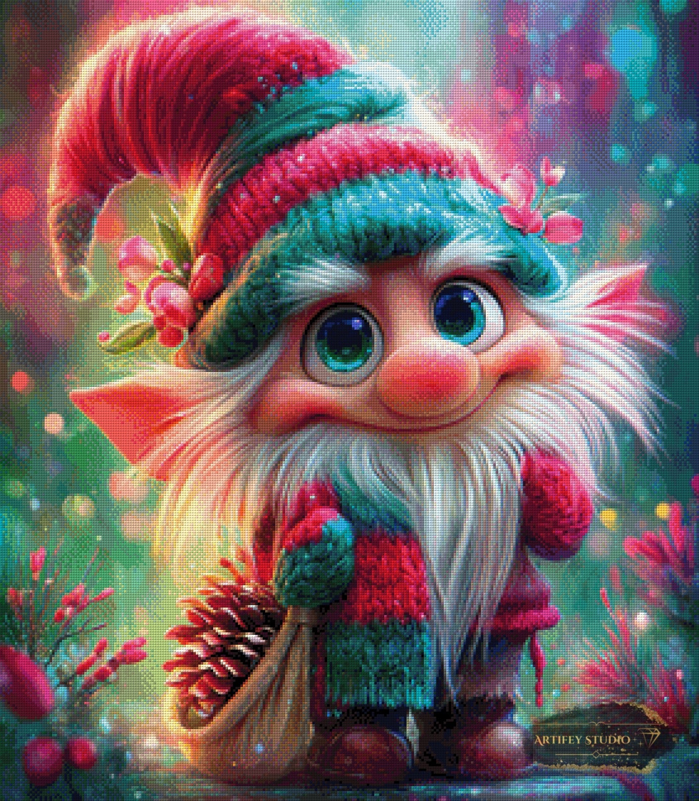 Jollybeard by Mirael 70x80 mit 270 Farben