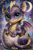 Dragón Morado de Lexxa 60x90 con 200 colores
