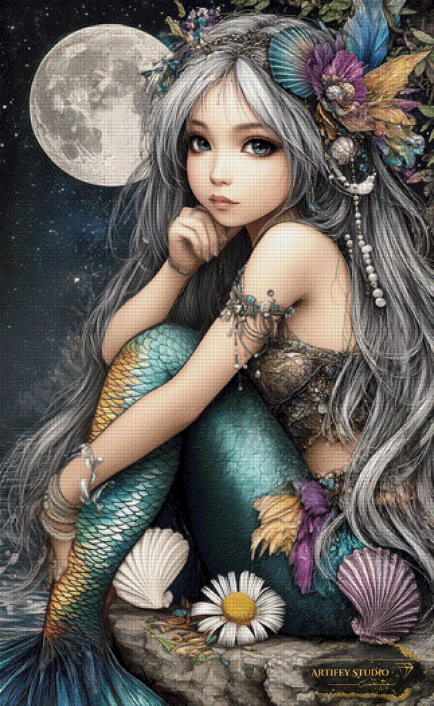 Meerjungfrau by Lexxa 80x130 mit 220 Farben