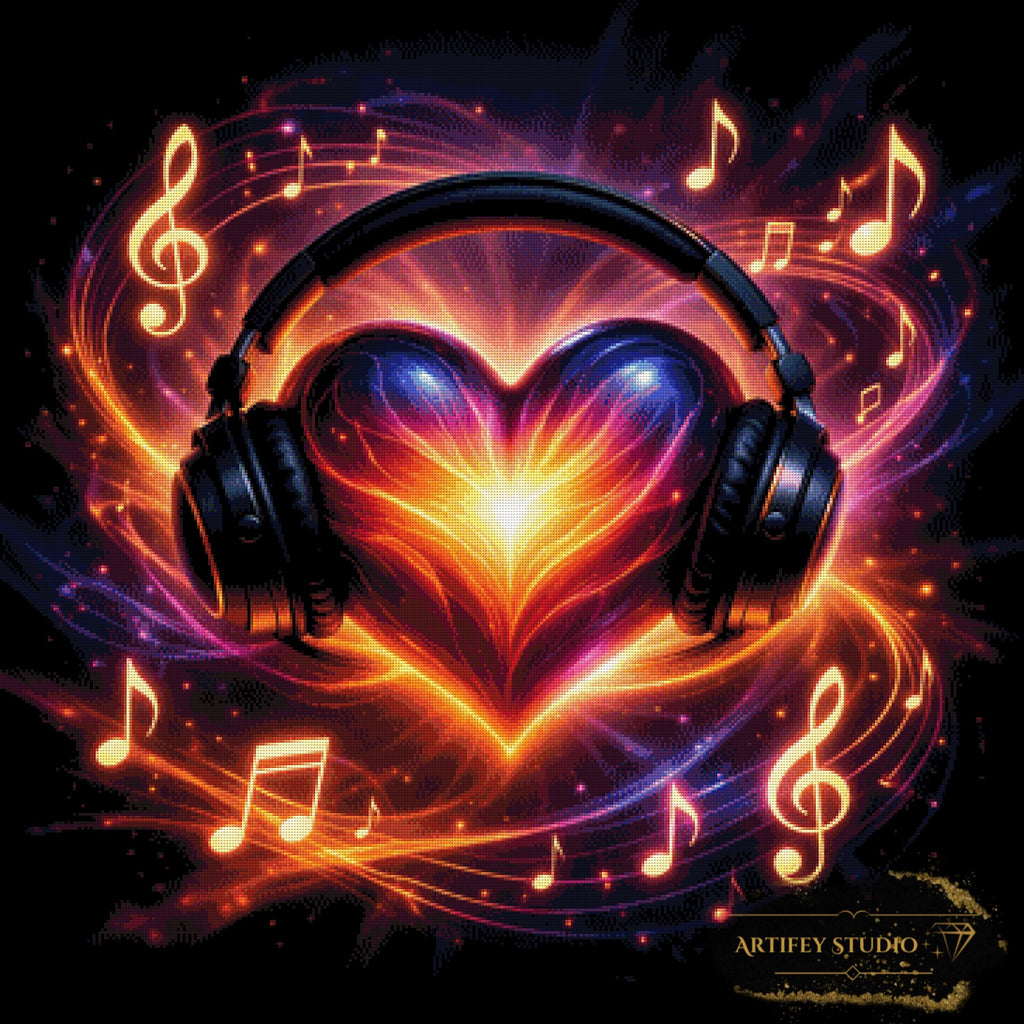 Love Music by Pixxchicks 90x90 mit 170 Farben
