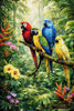 Dschungel Quartett de Daye 80x120 con 300 colores