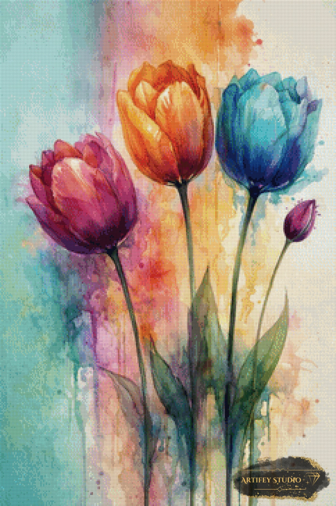 Tulpentraum de Daye 60x90 con 270 colores