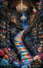 The Rainbow Library by Mirael 90x140 mit 370 Farben