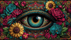 The Floral Seer by Mirael 140x80 mit 250 Farben