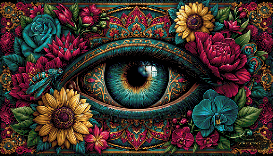 The Floral Seer by Mirael 140x80 mit 250 Farben