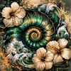 Tropical Spiral by Mirael 90x90 mit 230 Farben