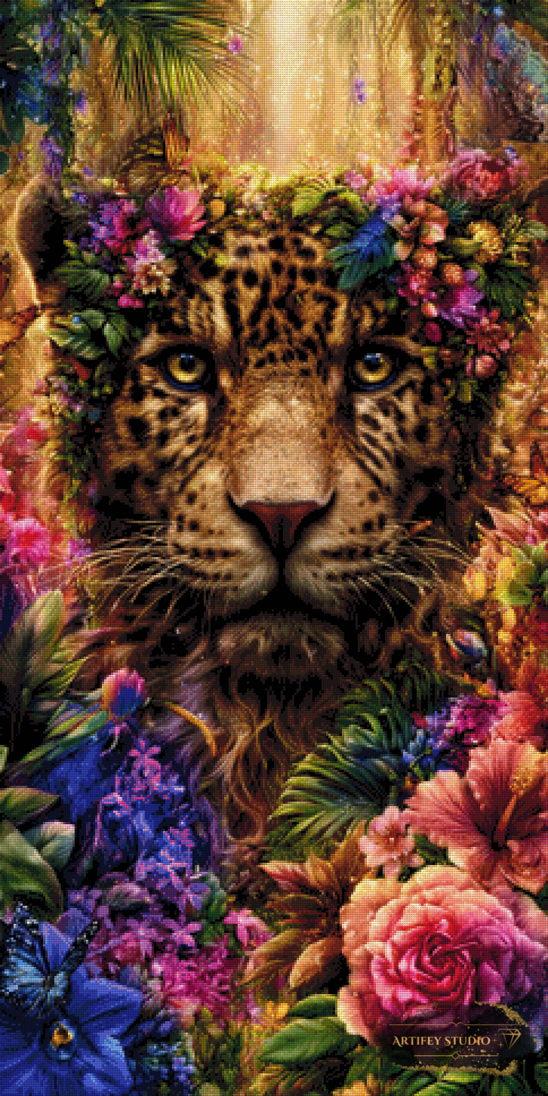Jungle Crown by Artifey 60x120 mit 290 Farben