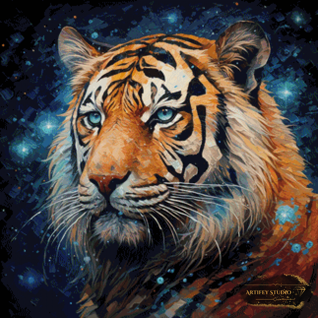Tigerseele by Pixxchicks 80x80 mit 155 Farben