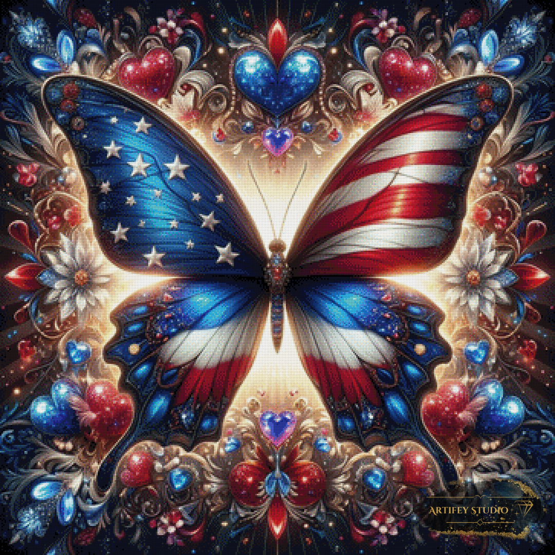 Wings of Liberty by Pixxchicks 90x90 mit 240 Farben