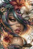 Floral Fire by Artifey 80x120 mit 225 Farben