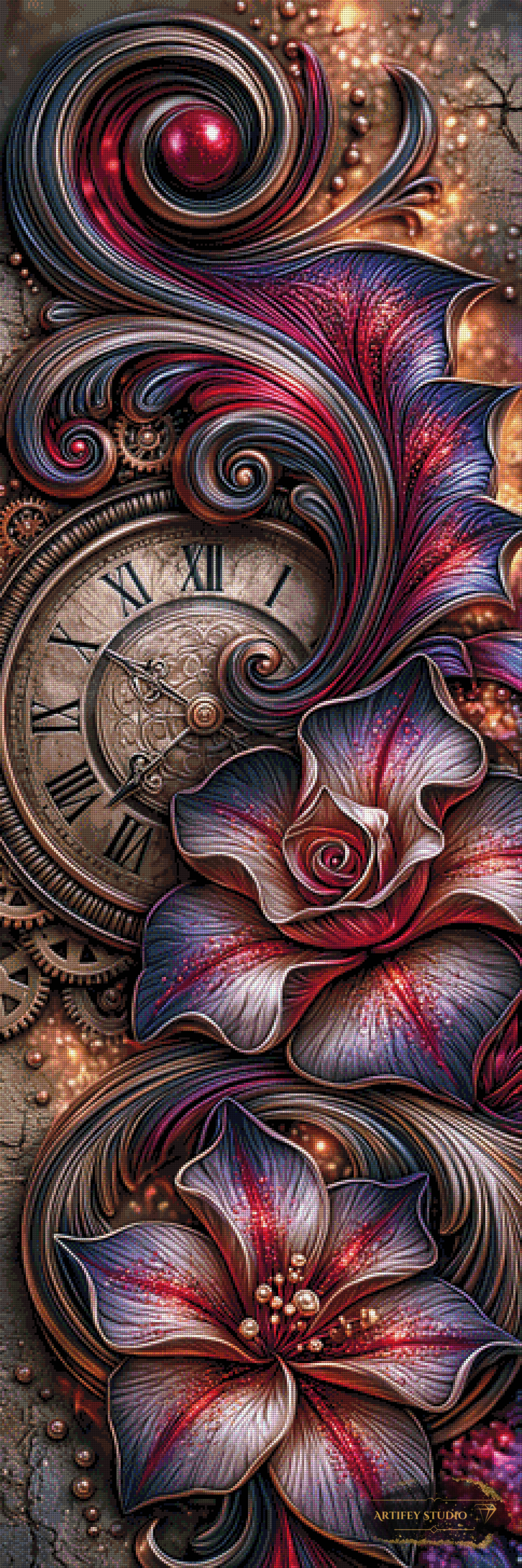 Timeless Blooms by Skyler 60x180 mit 230 Farben