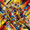 Imagen abstracta de Morrigan 90x90 con 310 colores
