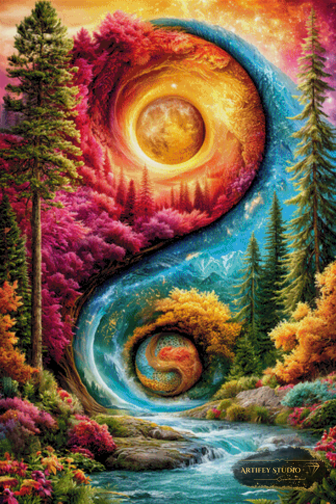 ZenNature by Morrigan 80x120 mit 360 Farben