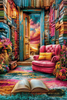 Bücher-Wunderland por Morrigan 80x120 con 370 colores