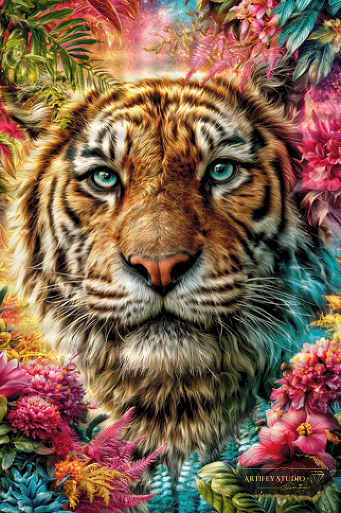 Eyes of the Jungle by Morrigan 80x120 mit 360 Farben