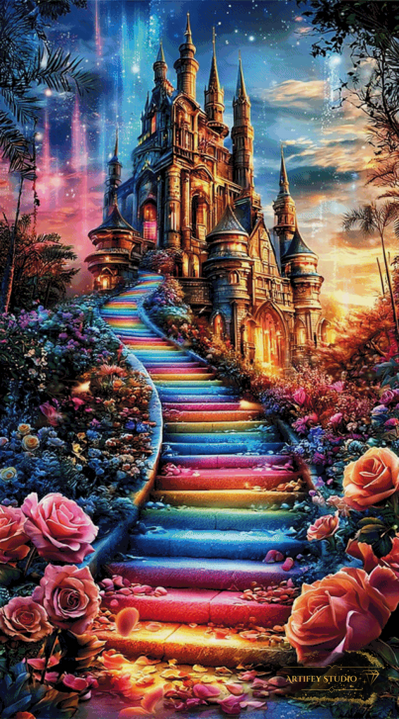 Dreamcolor Castle II by Morrigan 100x180 mit 410 Farben