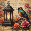Lichtgesang II by MAD 90x90 mit 250 Farben