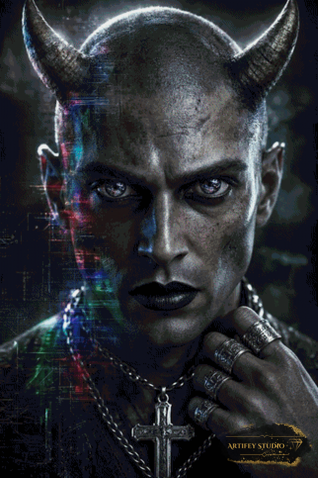 Deus Ex Diabolus by MAD 80x120 mit 120 Farben