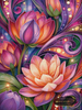 Chromatic Garden by Finira 60x80 mit 230 Farben