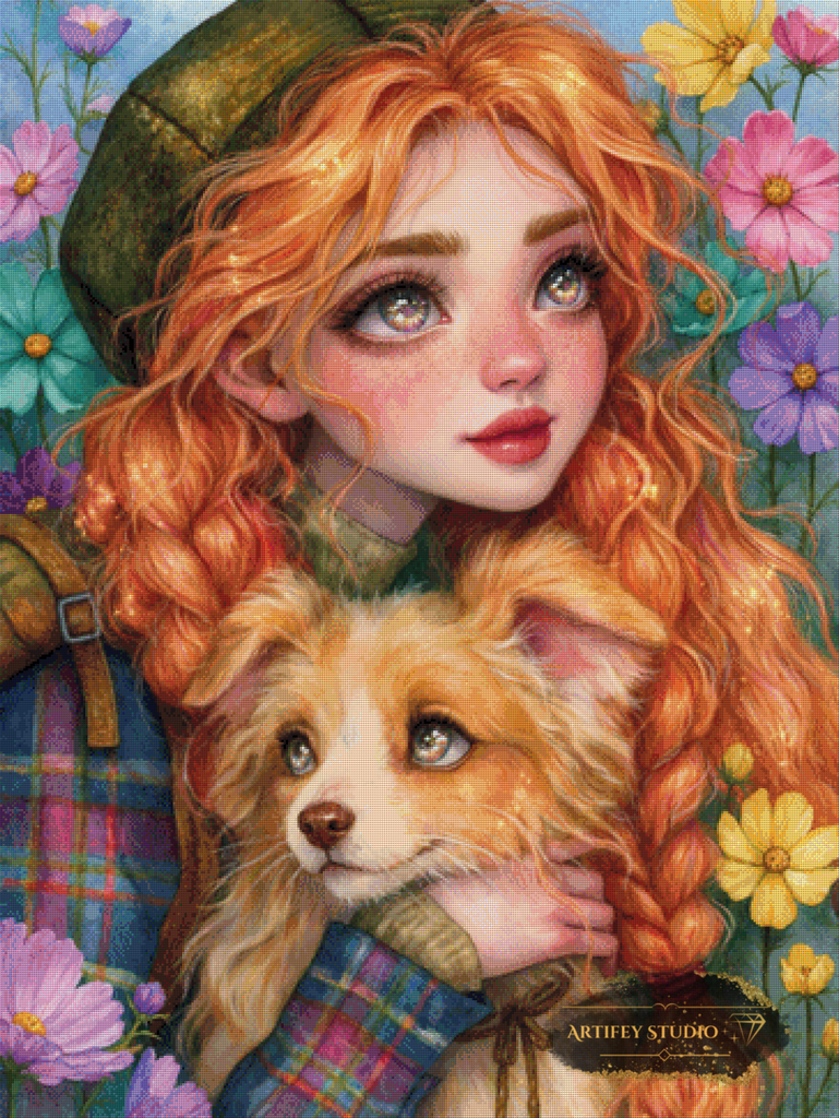 Die Tochter des alten Hains by Finira 80x120 mit 300 Farben