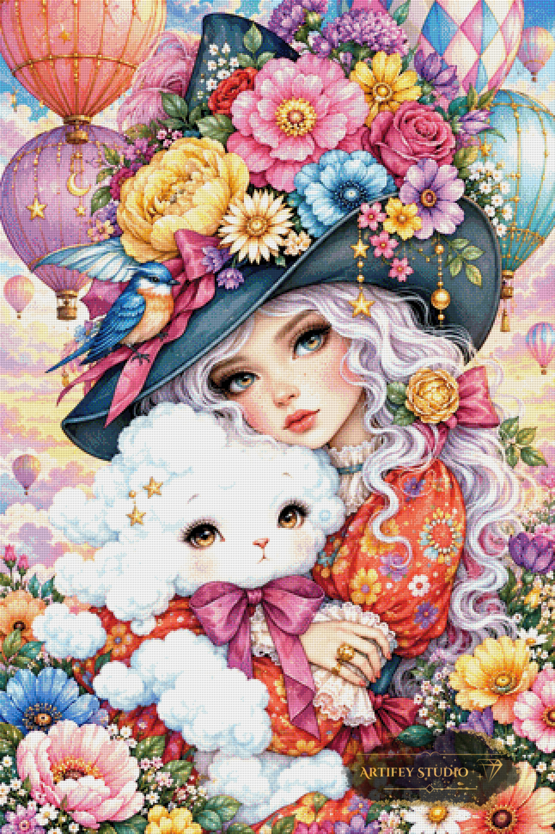 The Duchess of Daydreams by Finira 80x120 with 380 colors