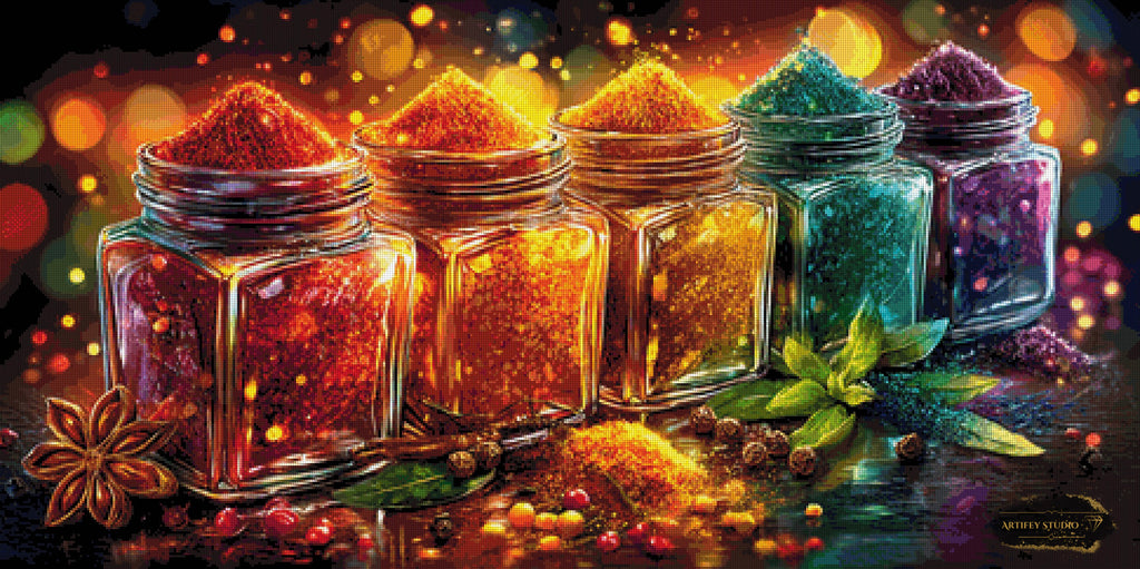The Art of Seasoning by Artifey 120x60 with 320 colors