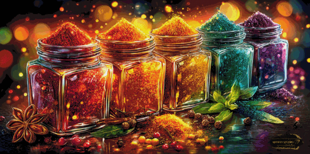 The Art of Seasoning by Artifey 120x60 with 320 colors
