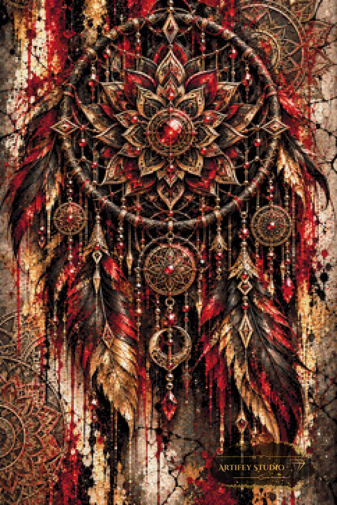 Dreamcatcher of Souls by Skyler 60x90 mit 160 Farben