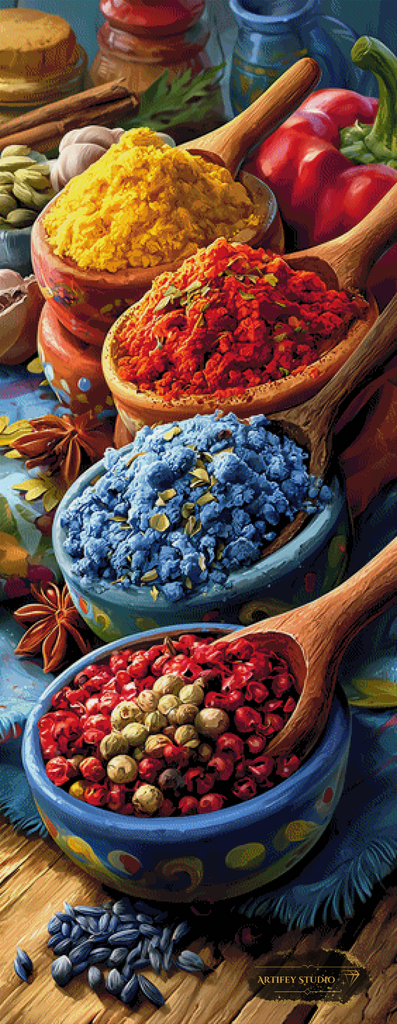 Exotic Spice by Morrigan 70x180 mit 330 Farben