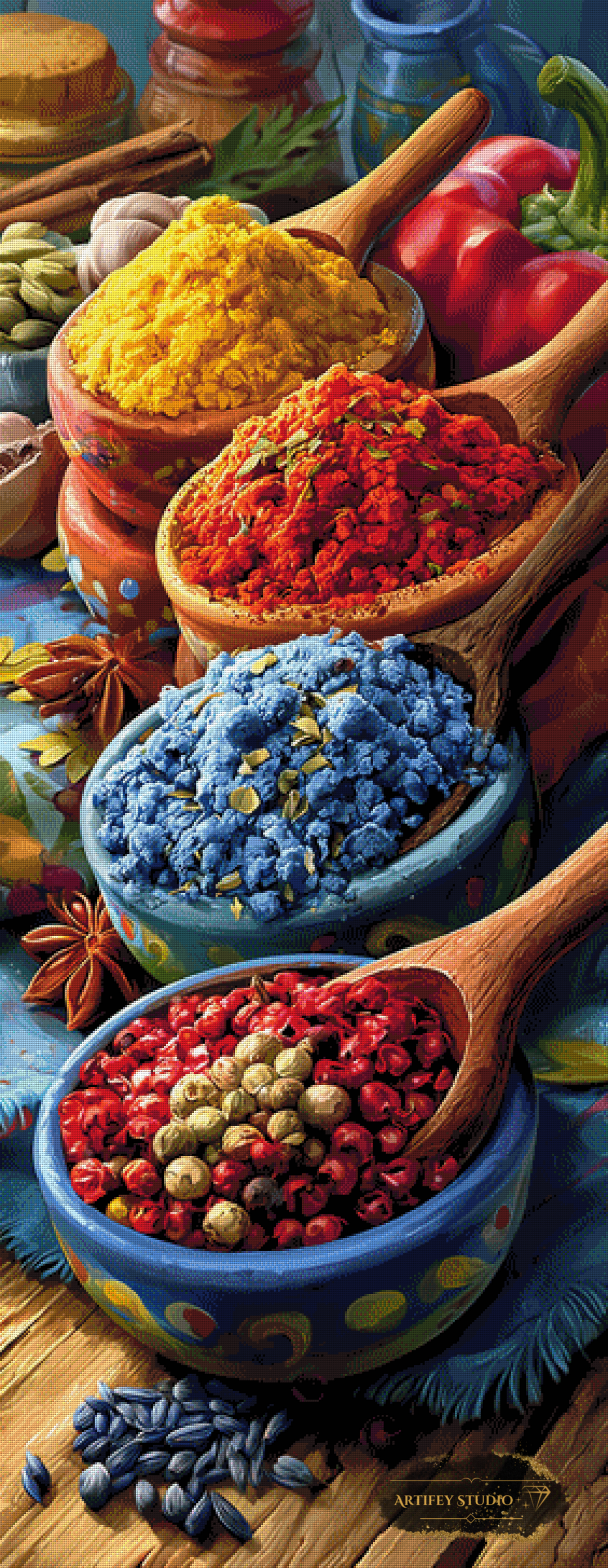 Exotic Spice by Morrigan 70x180 mit 330 Farben