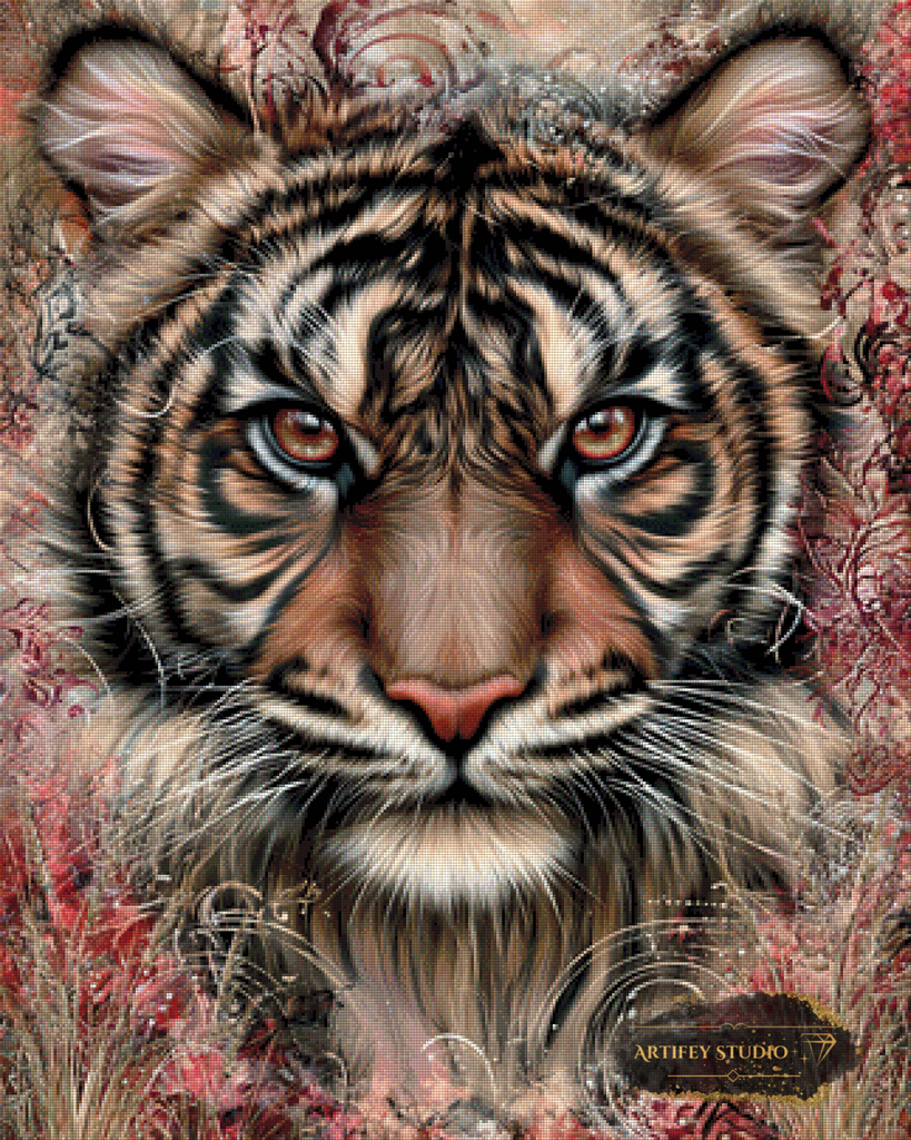 Amber Fire by LaViie 80x100 with 160 colors