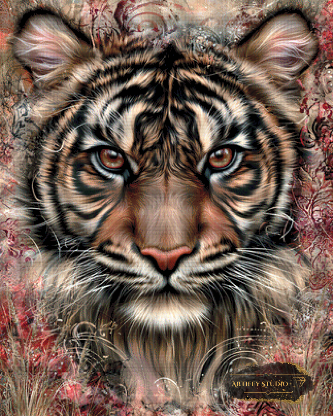 Amber Fire by LaViie 80x100 with 160 colors