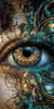 Auge der Schöpfung by LaViie 70x140 mit 230 Farben