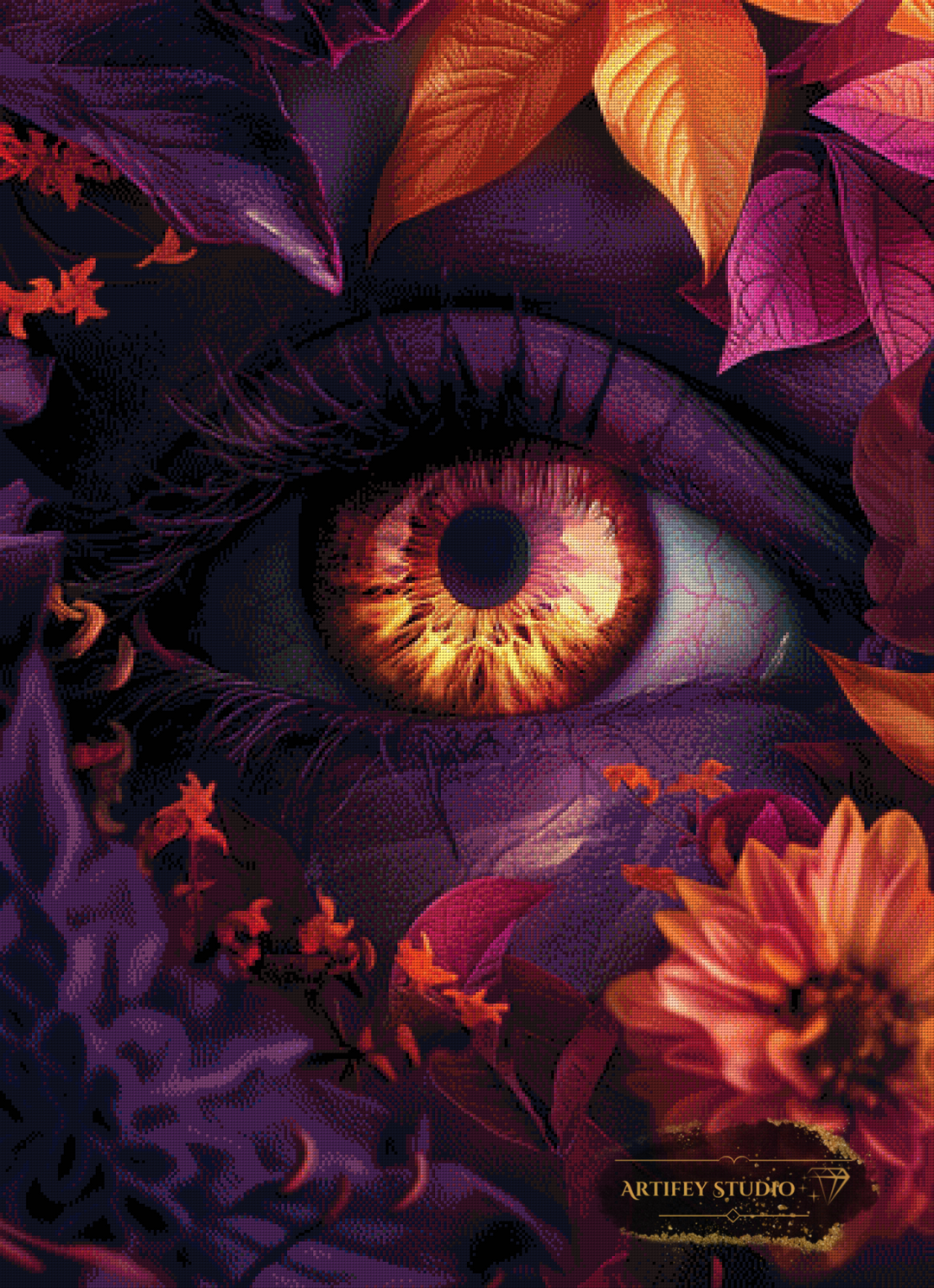 Herbst im Blick by Pixxchicks 80x110 mit 150 Farben