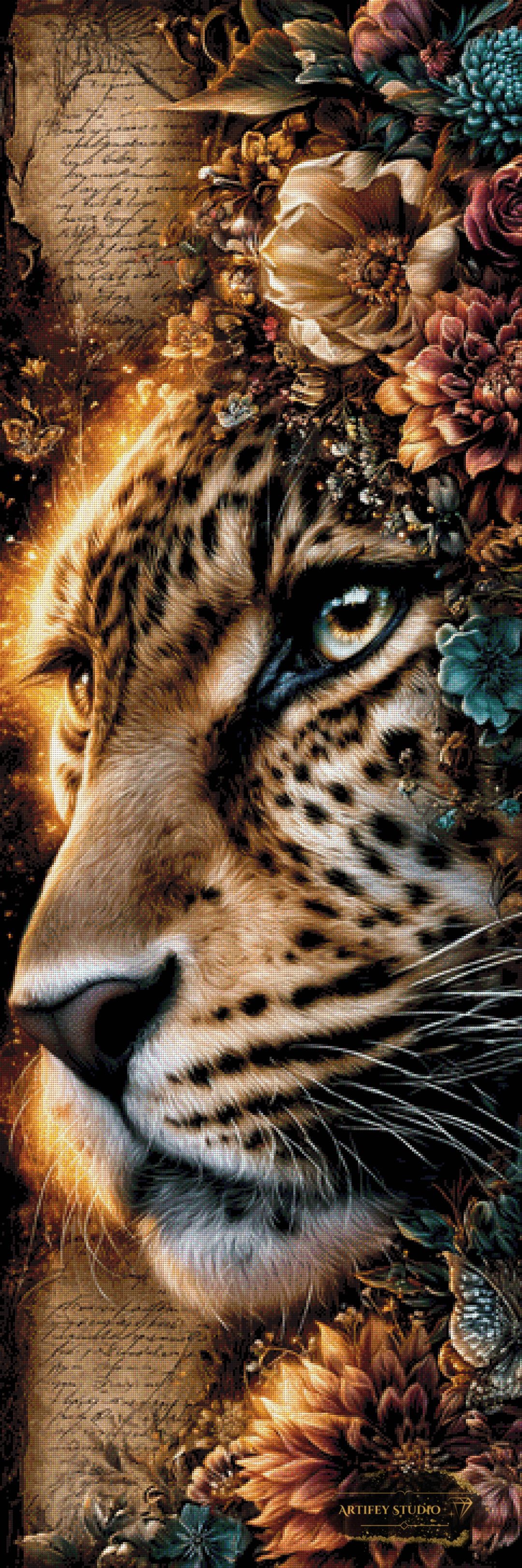 The Golden Silence by Artifey 60x180 with 210 colors