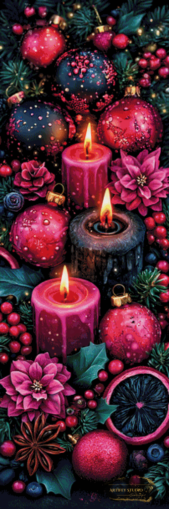A very Berry Christmas by Artifey 50x150 mit 230 Farben