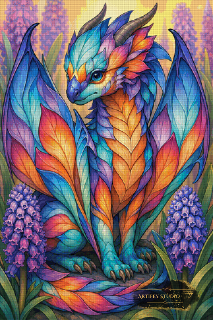 Bloomdrake by Finira 80x120 mit 320 Farben