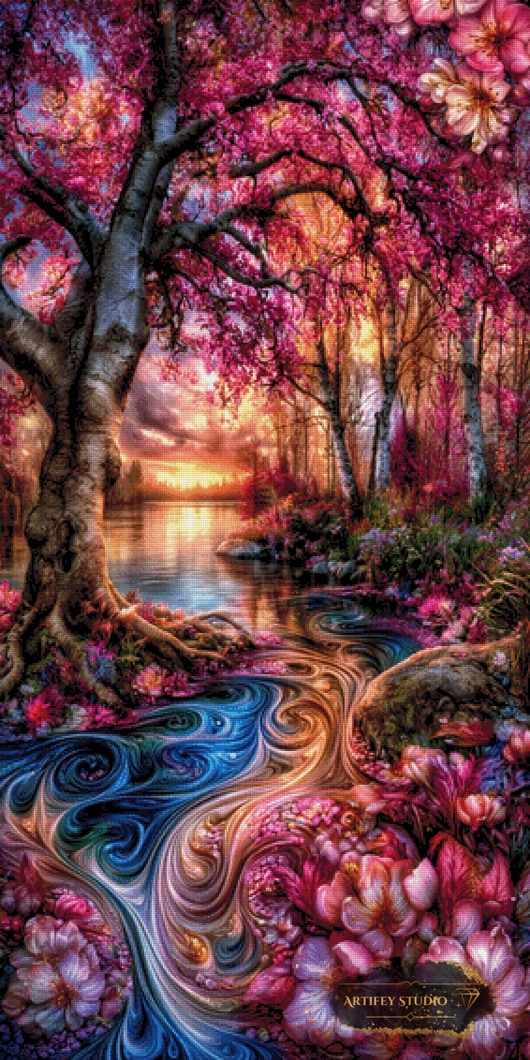 Wildwater by Artifey 70x140 mit 280 Farben