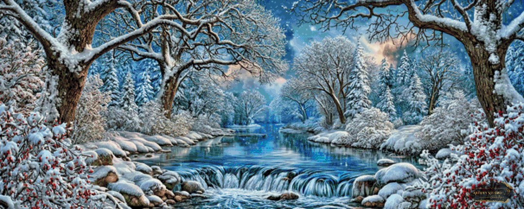 The Blue Silence by Mirael 150x60 mit 170 Farben