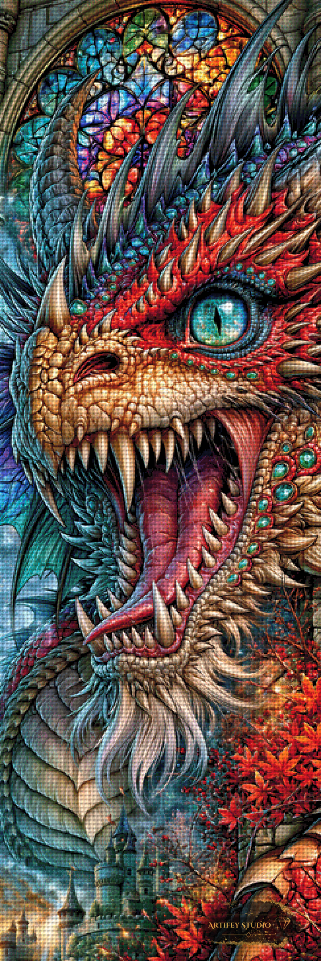 The Roaring Relic by Mirael 60x180 mit 370 Farben