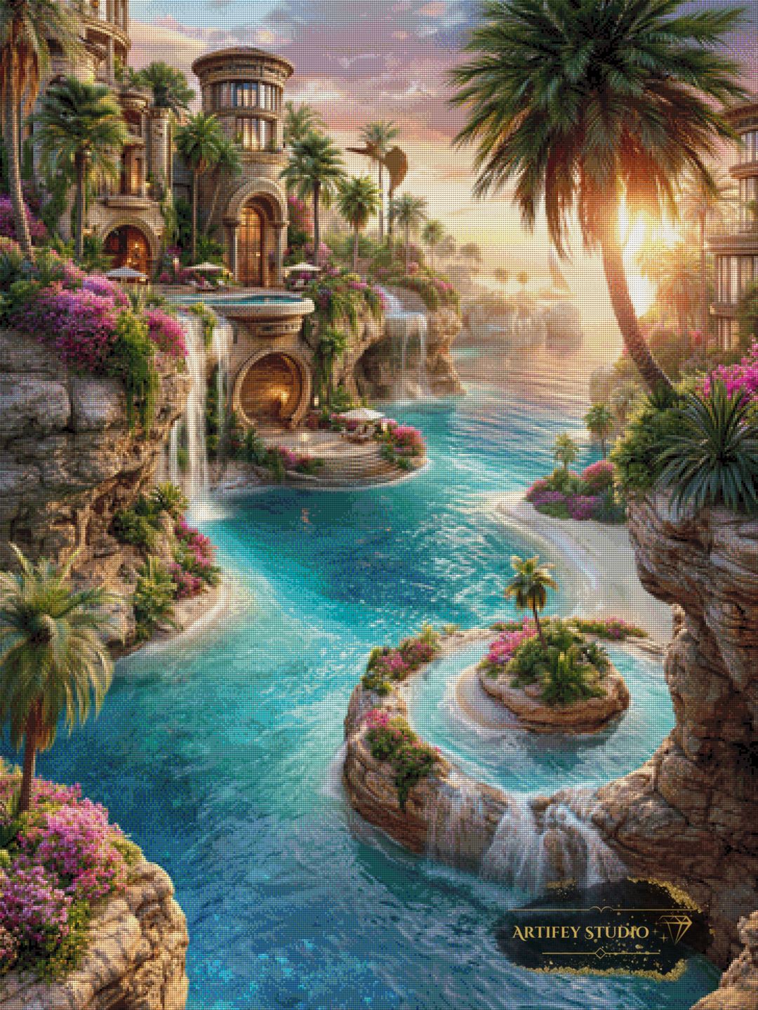 Azure Haven by Artifey 90x120 mit 290 Farben