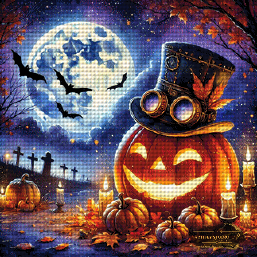 Whispers of Halloween by Pixxchicks 80x80 with 230 colors