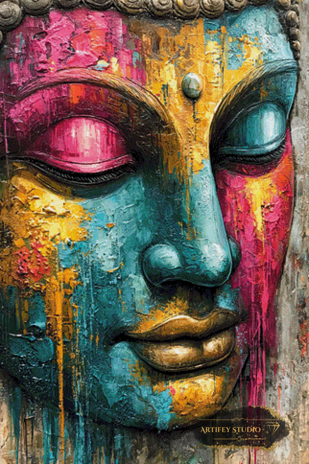 Colors of Enlightenment by Morrigan 80x120 with 330 colors