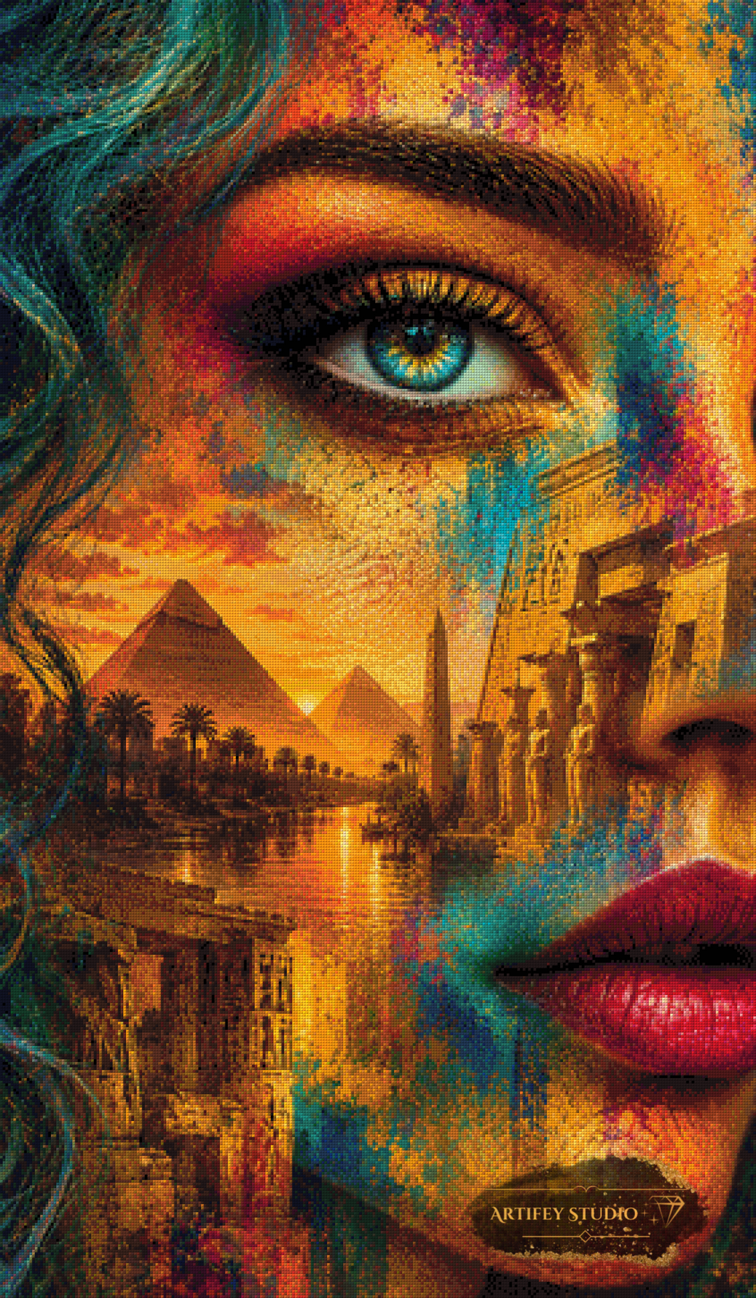 Soul of the Nile by Morrigan 70x120 with 240 colors