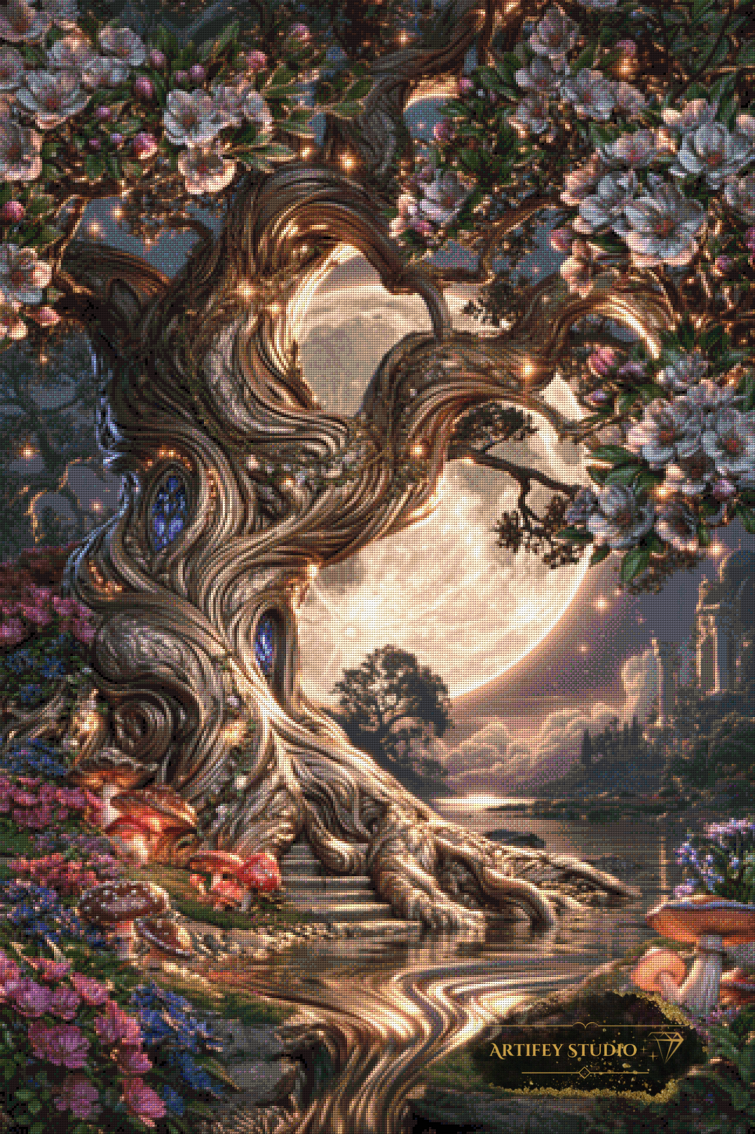 Secret of the Full Moon by Skyler 80x120 mit 190 Farben