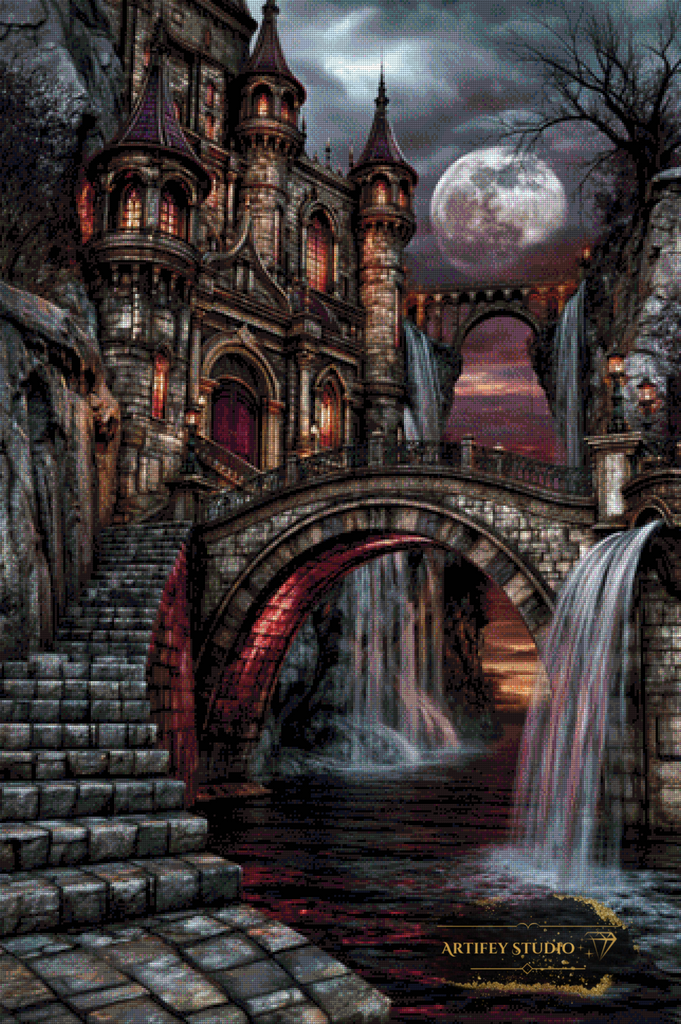 Midnight Fortress by Skyler 80x120 mit 130 Farben
